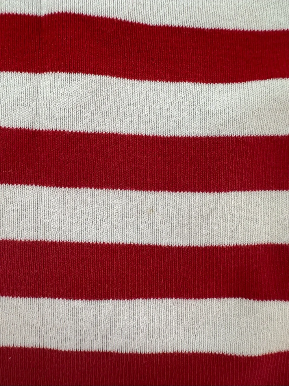 Hanna Andersson Red & White Stripe Pajama Set with Green Trim, 4T